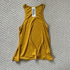 Free People Mustard Tank XS